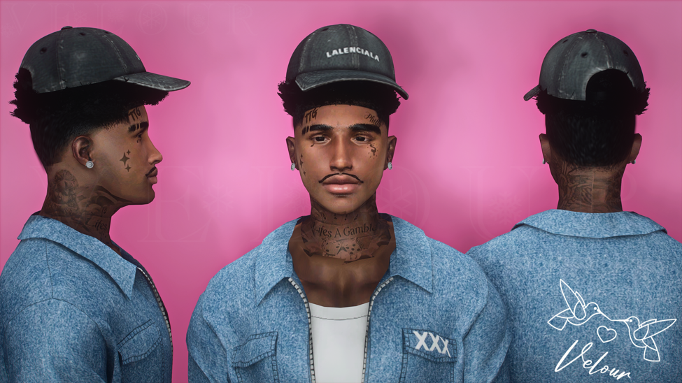 Lamar Afro + Cap 1.0