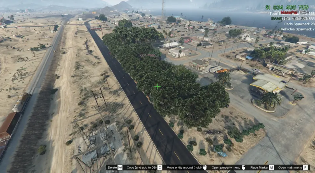 Mini forest in Sandy Shores 1.0