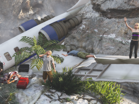 Raton Canyon Plane Crash 1.0