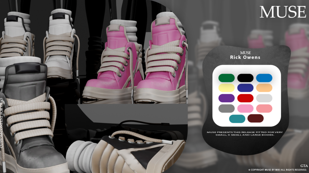Rick Owens For MP Female 1.0