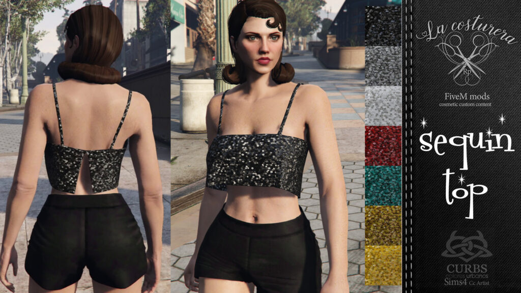 Sequin top for MP Female