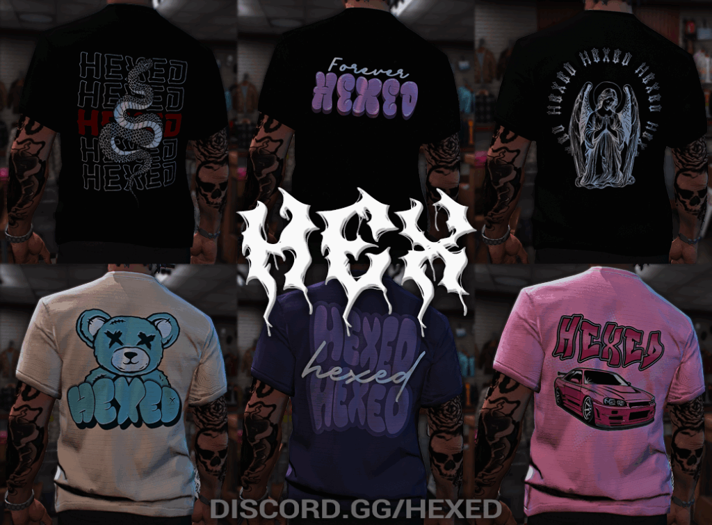 Streetwear Graphic T-Shirt Pack (Male & Female) V1.0