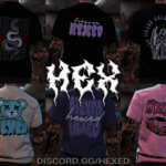 Streetwear Graphic T-Shirt Pack (Male & Female) V1.0