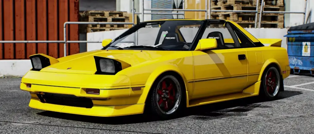 Toyota MR2 1989 Animated Audio player