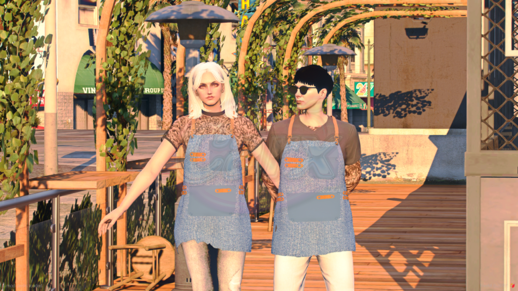Unisex Apron Outfit 11 Colors FIVEM & SP Ready V1.0