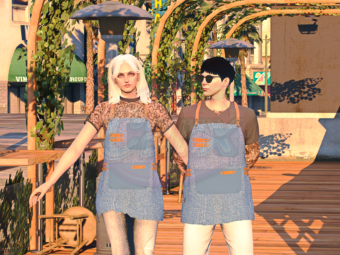 Unisex Apron Outfit 11 Colors FIVEM & SP Ready V1.0