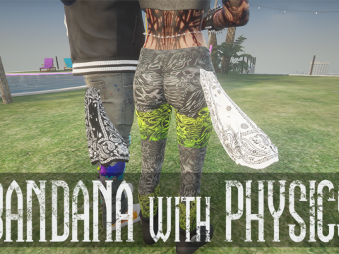 Bandana with Physics – MP Female & MP Male – FiveM / SP 1.0