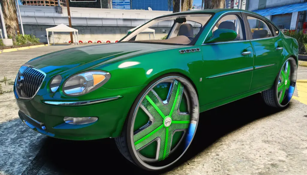 Custom Buick Lacross On Big Wheel Dubs