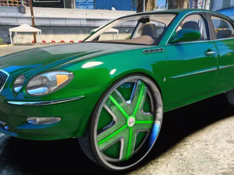 Custom Buick Lacross On Big Wheel Dubs