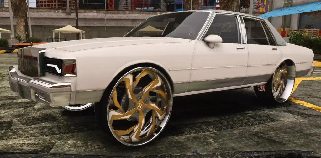 Custom Tuned Chevrolet Caprice Classic On Gold Rucci Forged Wheels