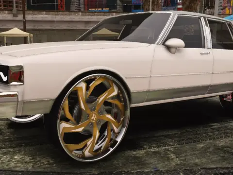 Custom Tuned Chevrolet Caprice Classic On Gold Rucci Forged Wheels