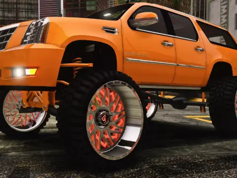 Custom Tuned Lifted Cadillac Escalade ESV Widebody On Corleone Forged Wheels