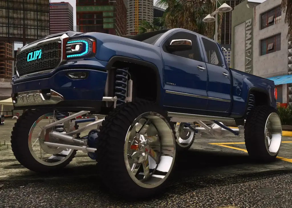 Custom Tuned Squatted Clipz GMC Sierra Denali HD