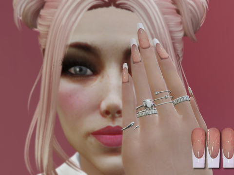 French Nails for MP Female 1.03