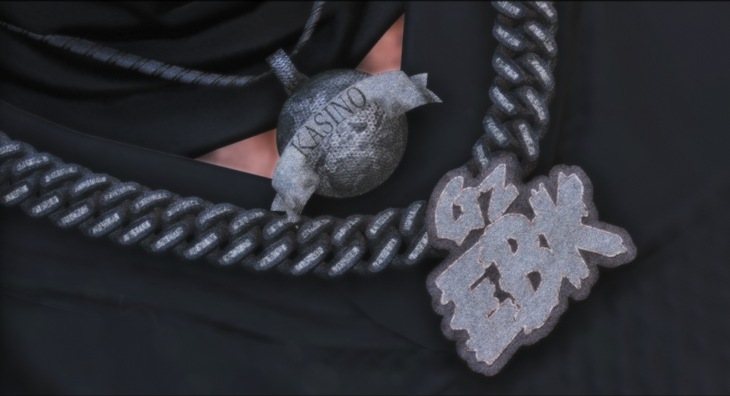 MP Male | EBK Jaaybo | Kasino World | Fully Iced Out Custom Chain 1.0