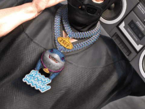 Jeff The Land Shark | Custom Chain | MP Male | MP Female | Fully Iced Out | Marvel Rivals 1.0