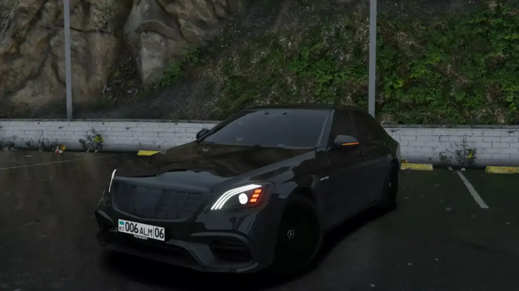 Mercedes S63 W222 black style