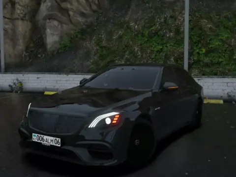 Mercedes S63 W222 black style