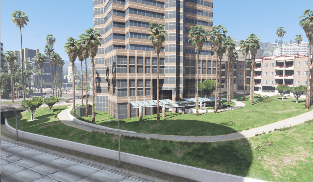 New Building At Rockford Hills + Additional Palm Trees