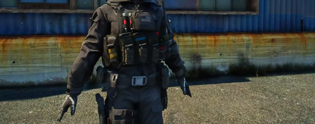 Night War Ghost Vest