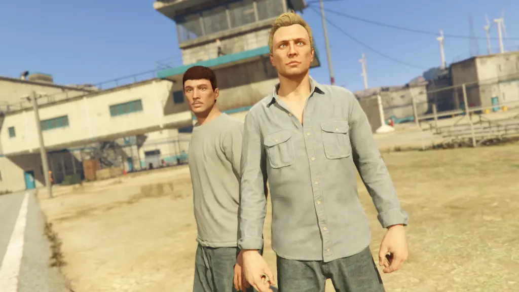 Retro Prison Attire for MP Male