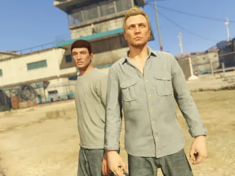 Retro Prison Attire for MP Male