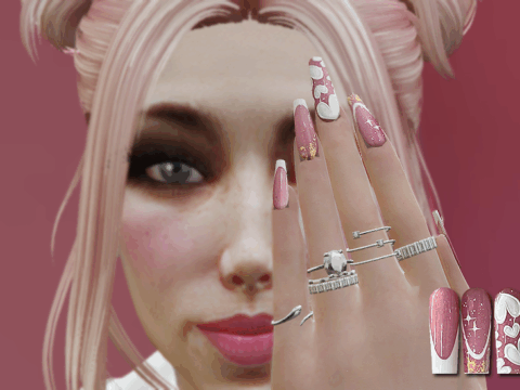 Romantic Nails for MP Female 1.0