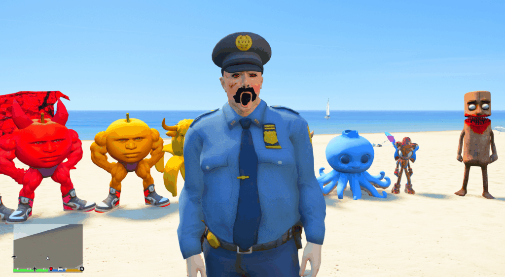 SCP-973 Smokey From Go Home Annie Addon Ped 1.0