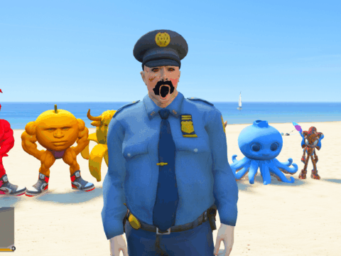 SCP-973 Smokey From Go Home Annie Addon Ped 1.0