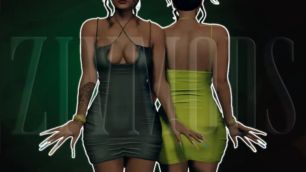 Strappy Dress for MP Female 1.0