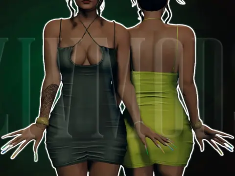 Strappy Dress for MP Female 1.0