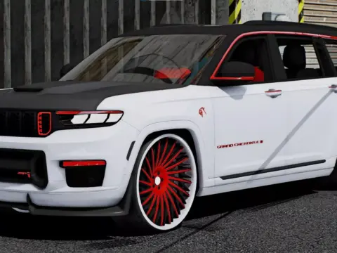 2024 Jeep Trackhawk on Amanis with Lambo Doors