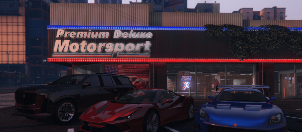 All DLC Cars for Premium Deluxe Motorsport Car Dealership 1.1