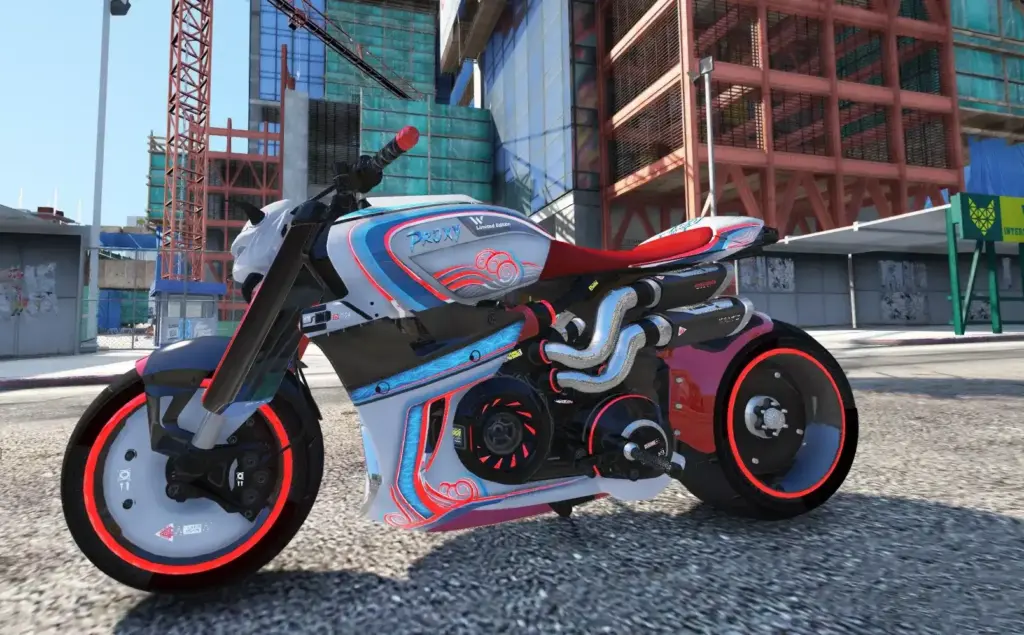 Arch Proxy Motorcycle With Custom Livery