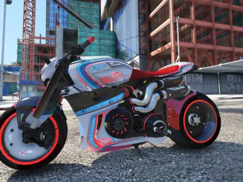 Arch Proxy Motorcycle With Custom Livery