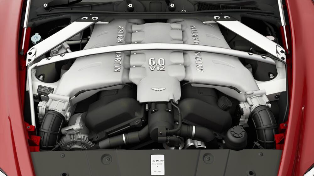Aston Martin 5.9 V12 Engine Sound