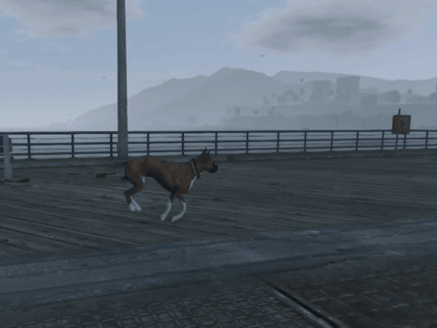 Boxer dog replace chop [Fivem ready]