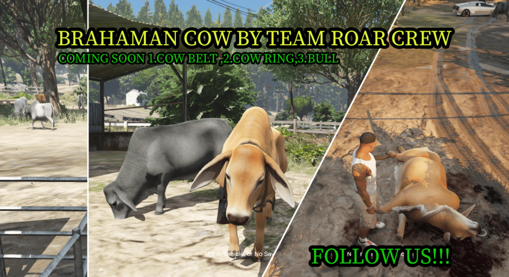 Brahman Cow Ped [Replace / FiveM] V1.0