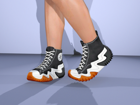 Canvas Platform Sneakers for MP Female