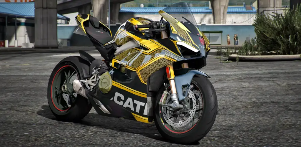 Ducati V4S Black Panther Gold Edition