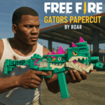 Gator Papercut Ump from Freefire Game 1.0