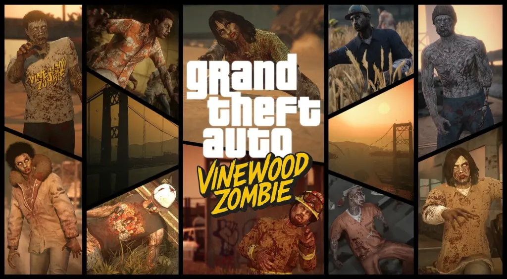 Grand Theft Auto Vinewood Zombie [Addon | MP Male\Female] 1.1