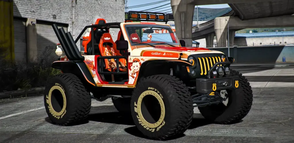 Jeep Trailcat PlayStation 5 Genshin Impact