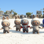 Labubu White Addon Ped 1.04