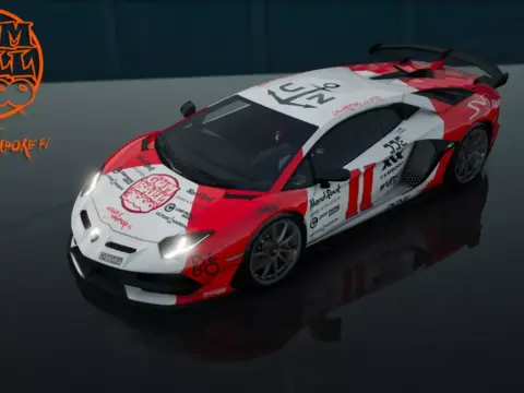 Lamborghini SVJ63 Gumball 3000 Daily Driven Exotics livery
