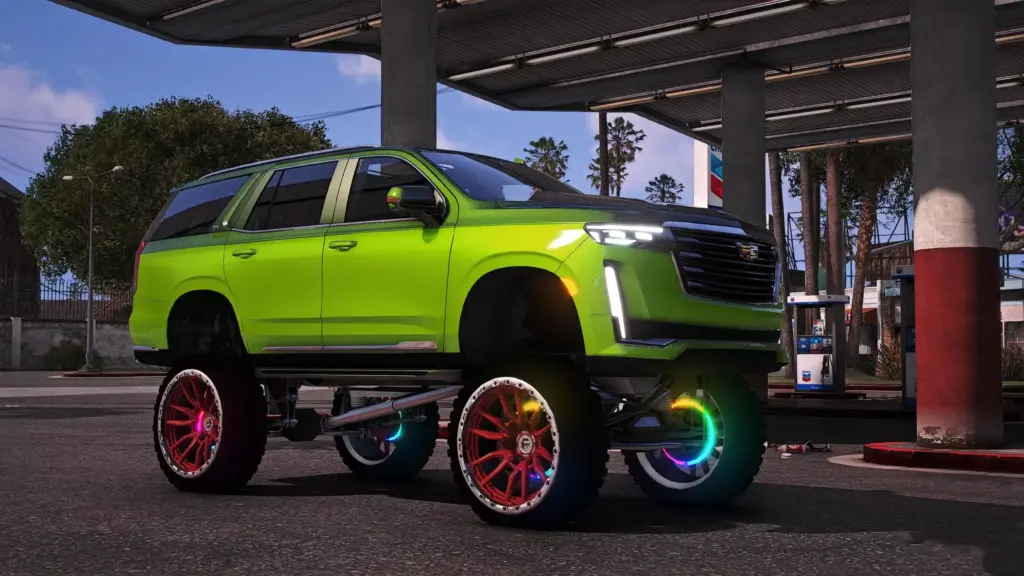 Lifted Cadillac Escalade 4x4
