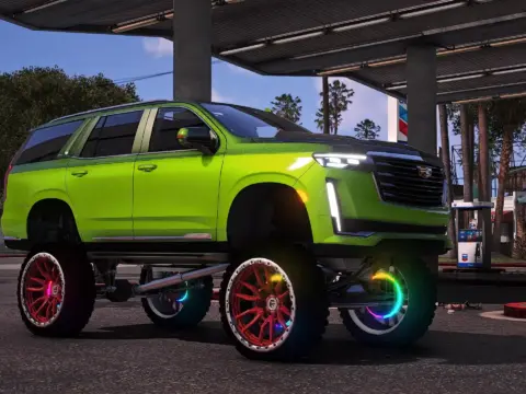 Lifted Cadillac Escalade 4x4