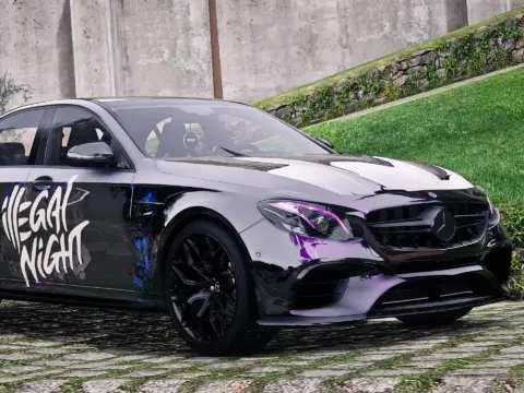 Mercedes-Benz E63s AMG W213 Illegal Night