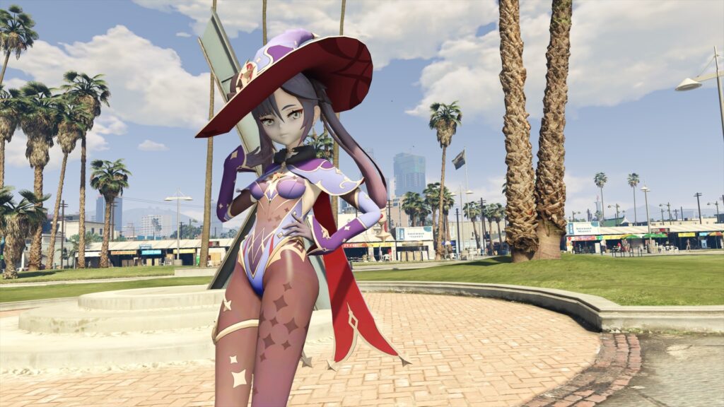 Mona from Genshin Impact | Add-on / Replace Ped 1.0