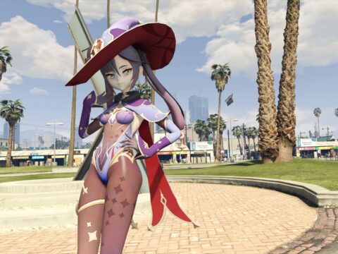 Mona from Genshin Impact | Add-on / Replace Ped 1.0